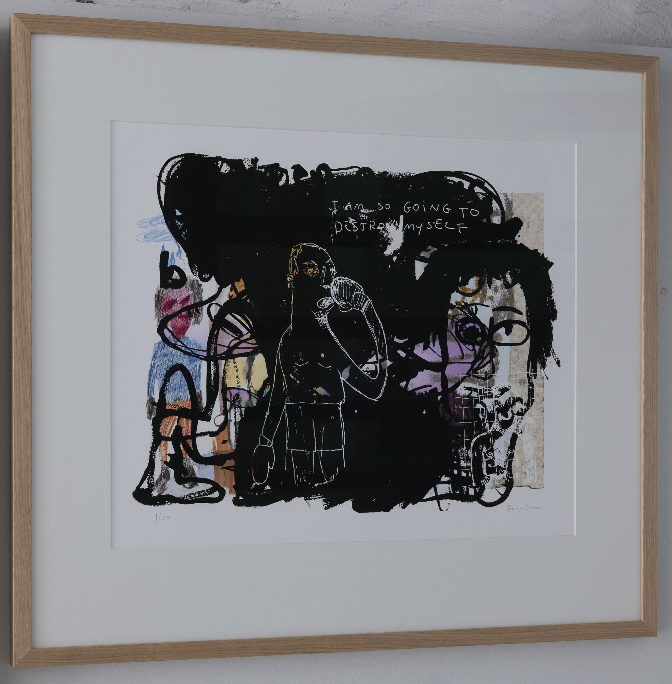 Image from Georg Óskar's exhibition I Am More Tired Than My Cat — i am going to destroy myself